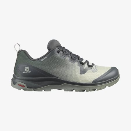 Salomon VAYA GORE-TEX Womens Hiking Shoes Green UK XJZY